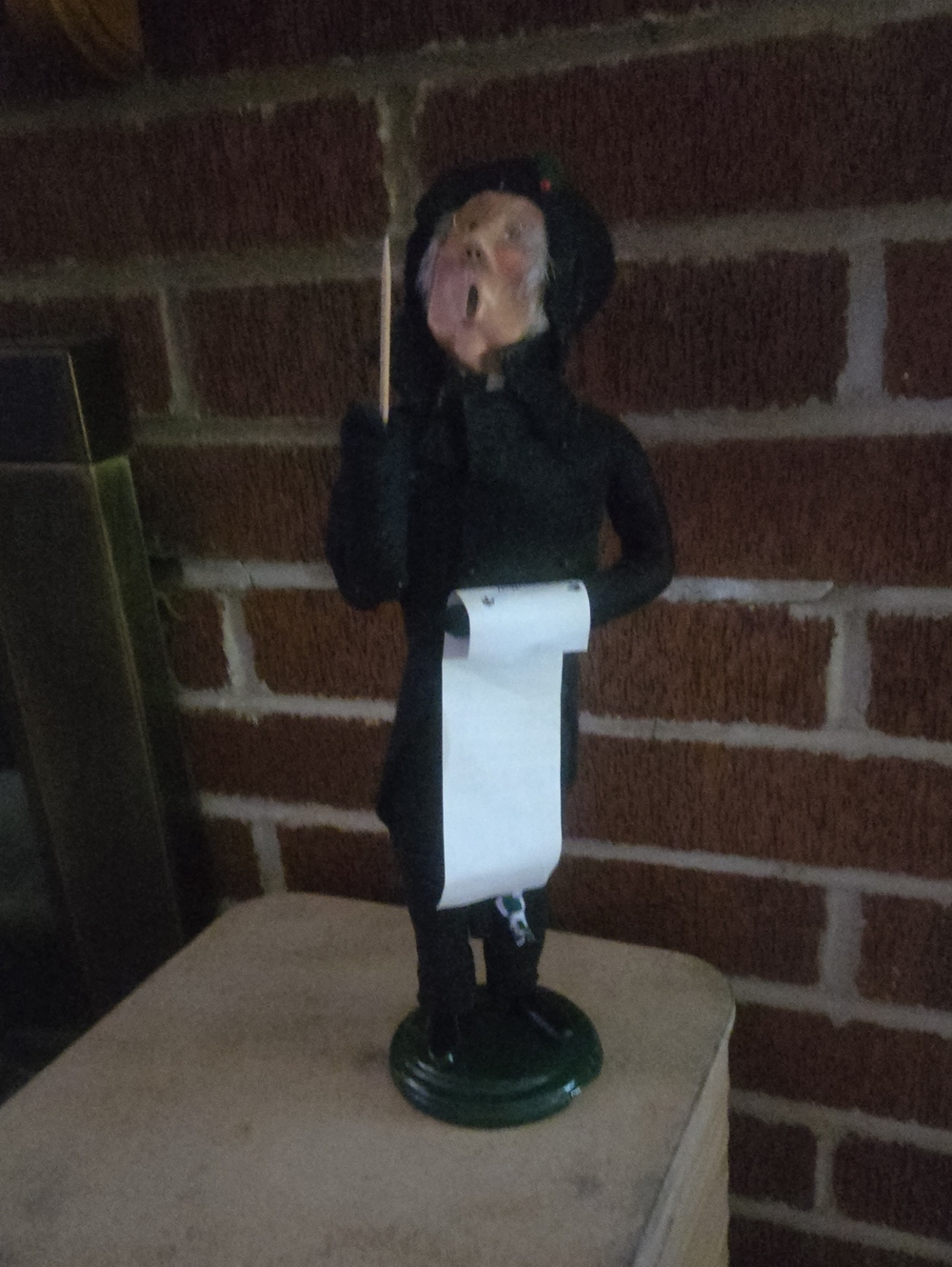 Vintage  1991 Byers Choice Carolers Choir Director.